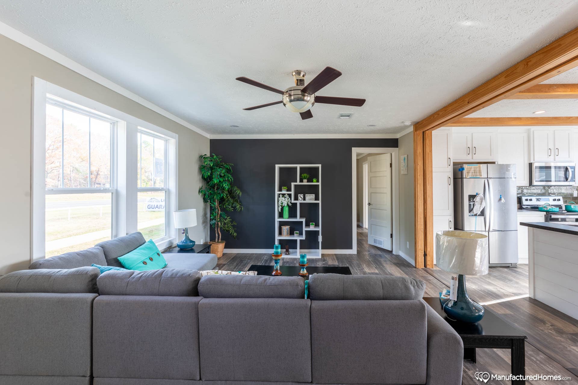 The bayou interior home features