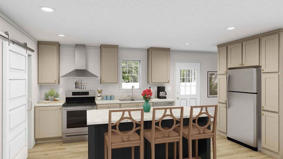 Brown eyed girl kitchen home features