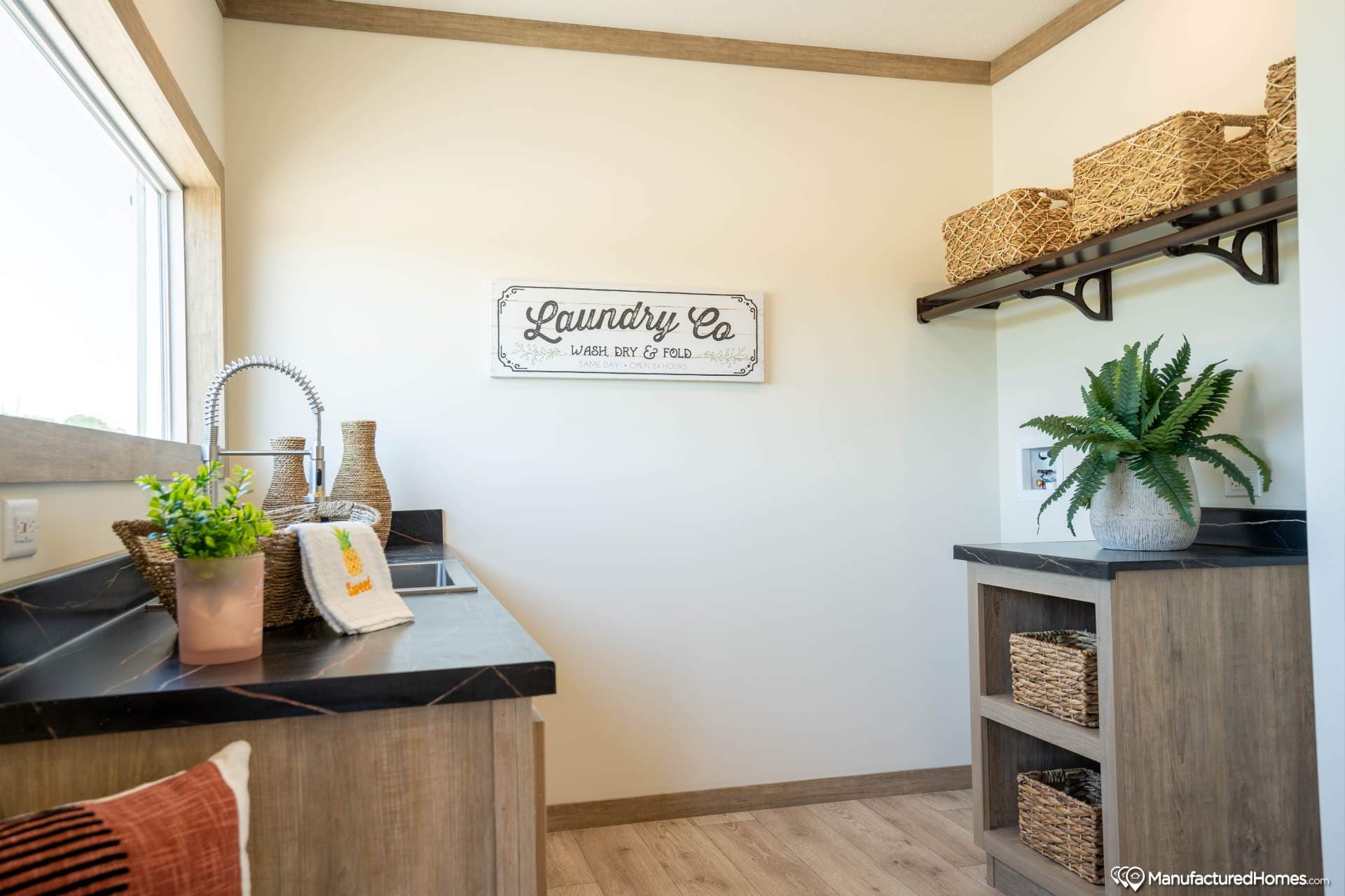 The patton creek interior home features