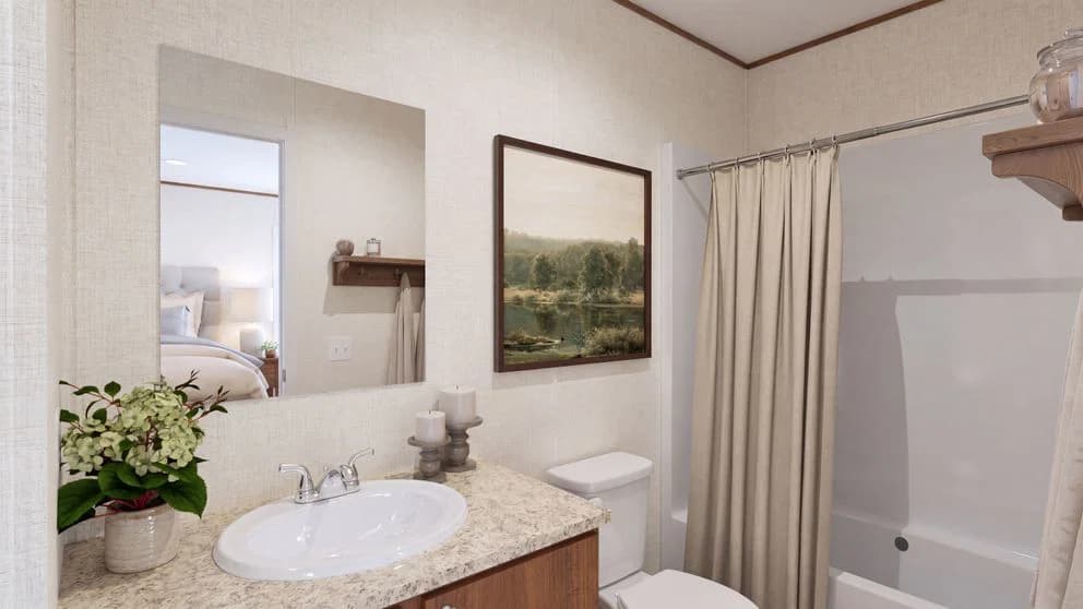 Cypress bathroom home features