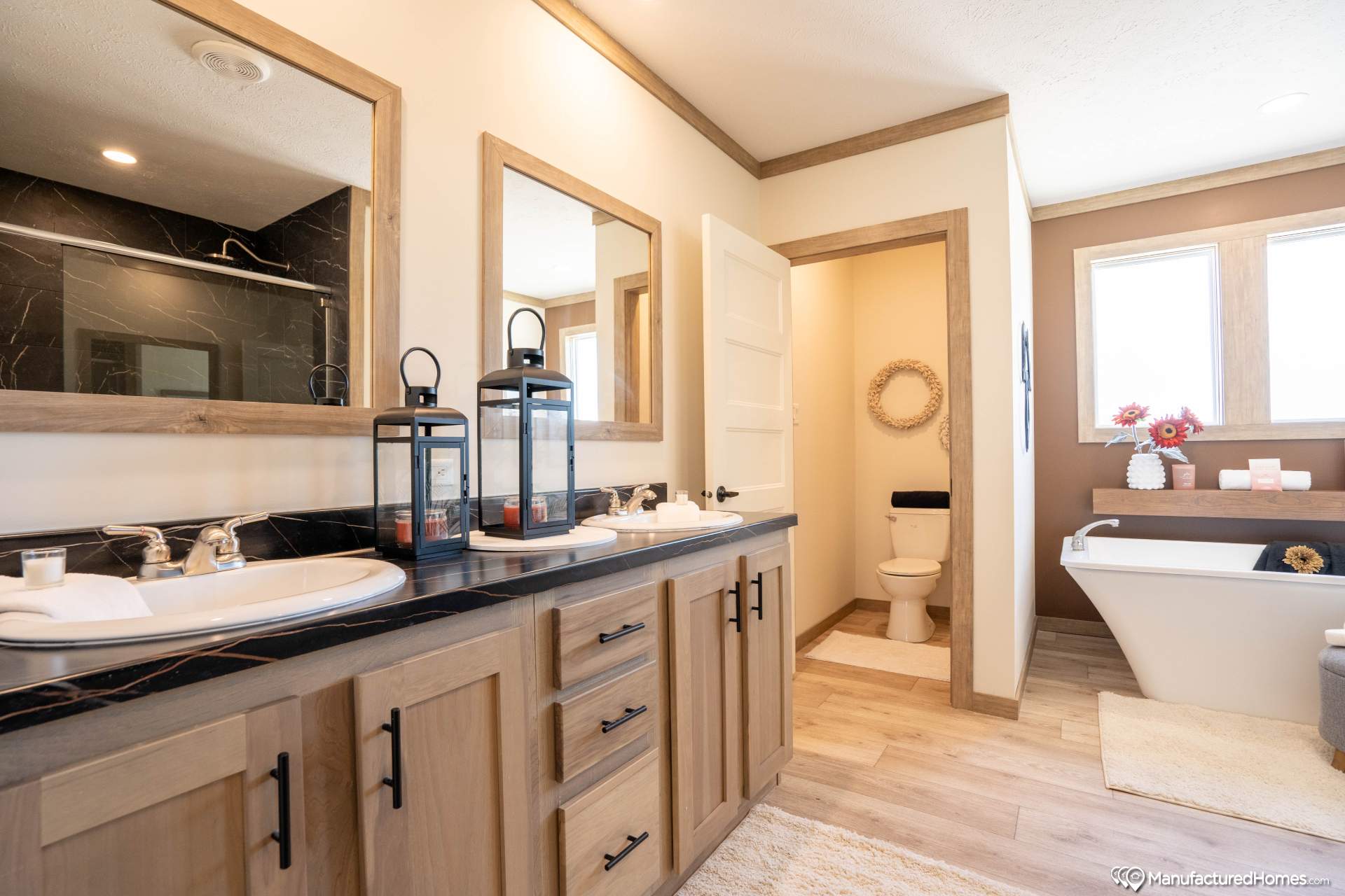 The patton creek bathroom home features
