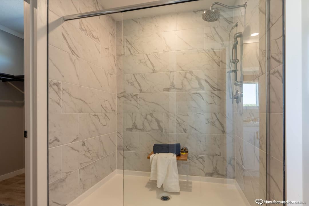 The shades creek bathroom home features