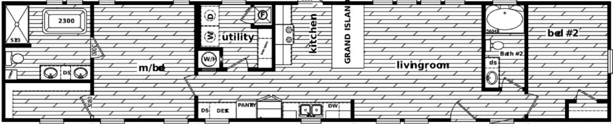 The keystone floor plan and hero home features