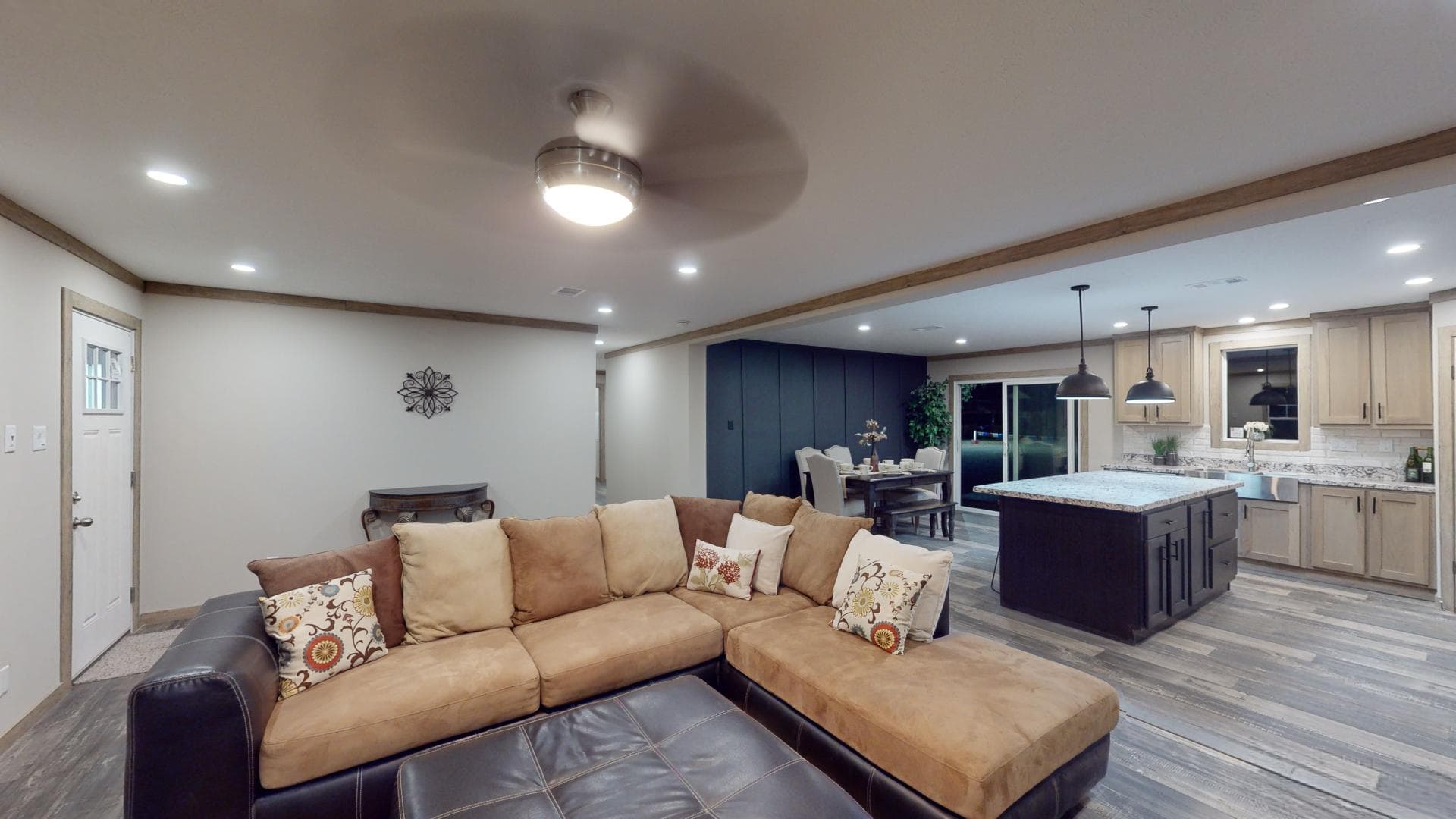The riverton interior home features
