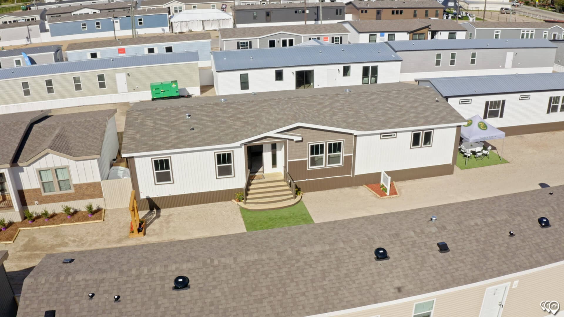 The shoal creek elevation and exterior home features