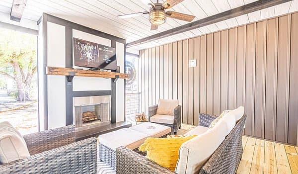 The white oak   home features