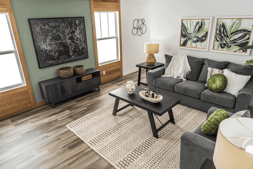 The cahaba interior home features