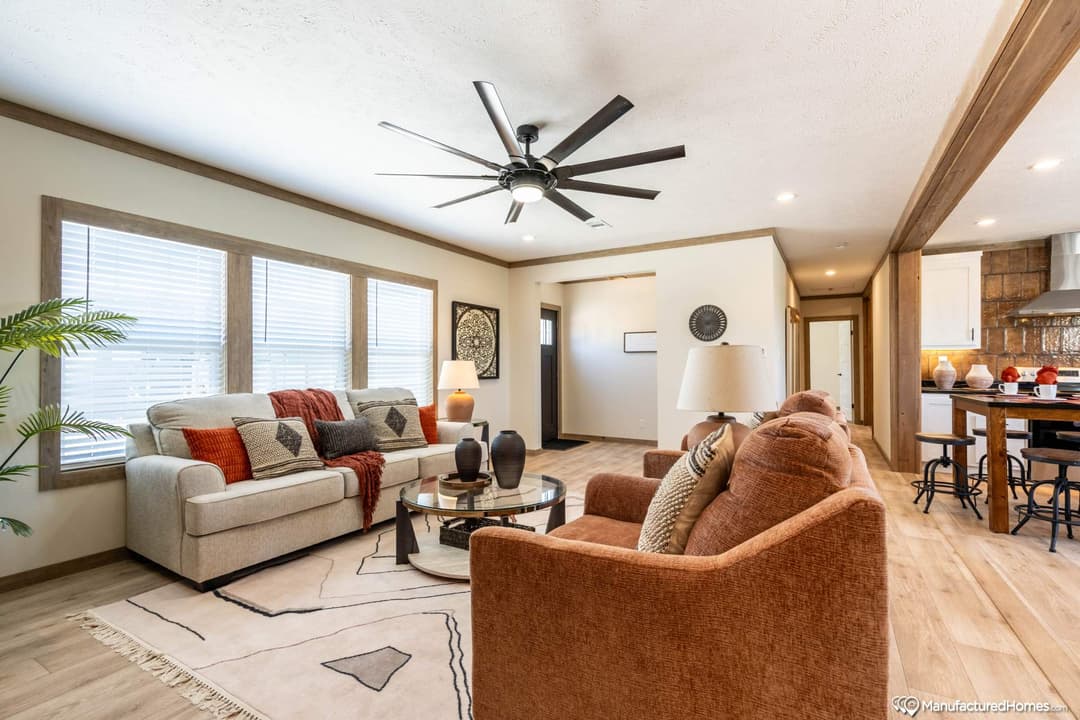 The patton creek interior home features