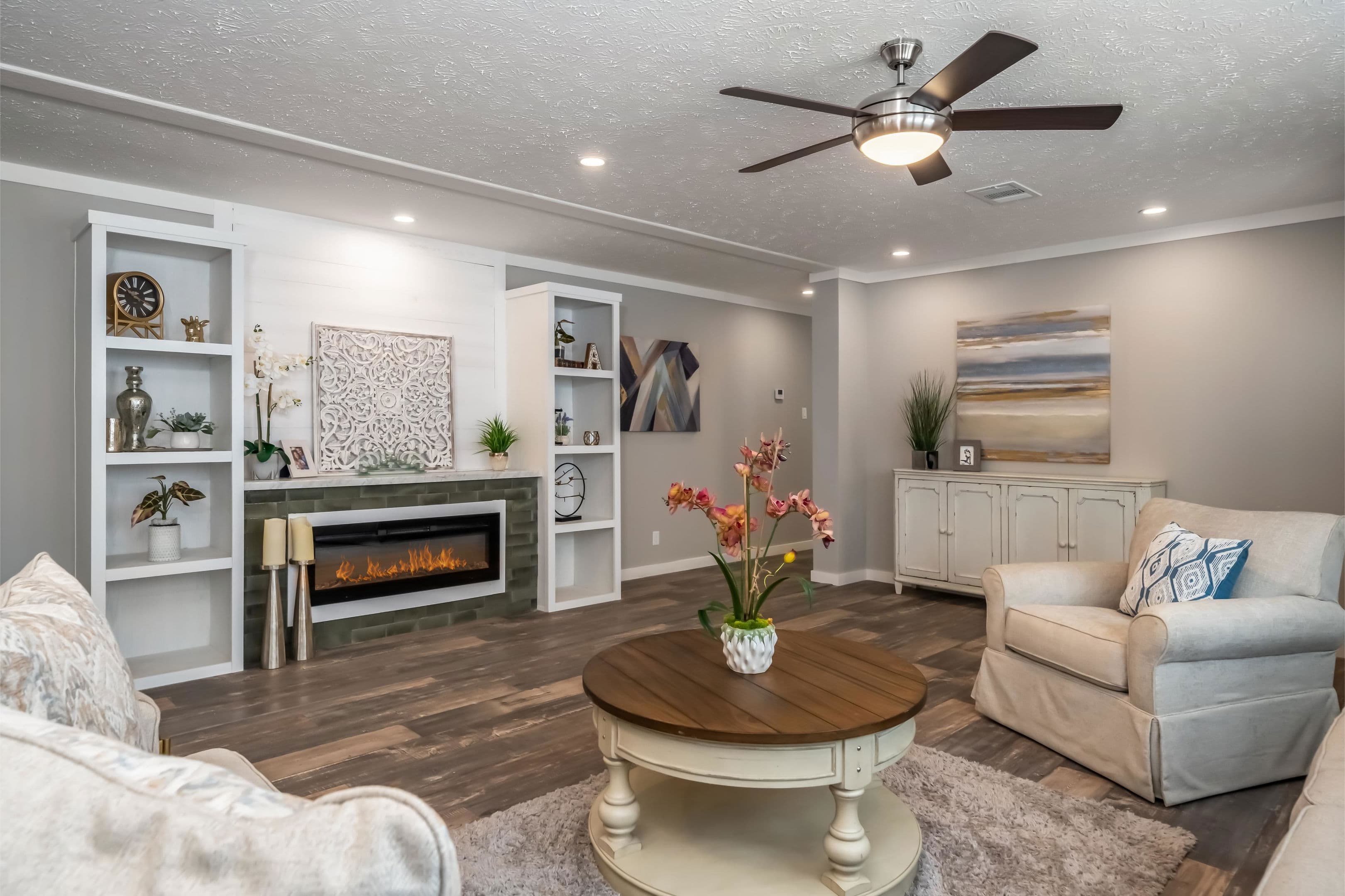 The magnolia interior home features