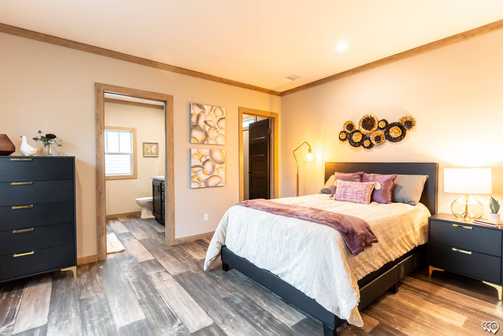 The canyon creek bedroom home features