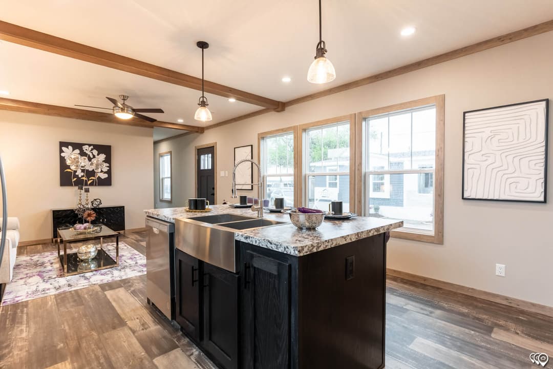 The canyon creek kitchen home features