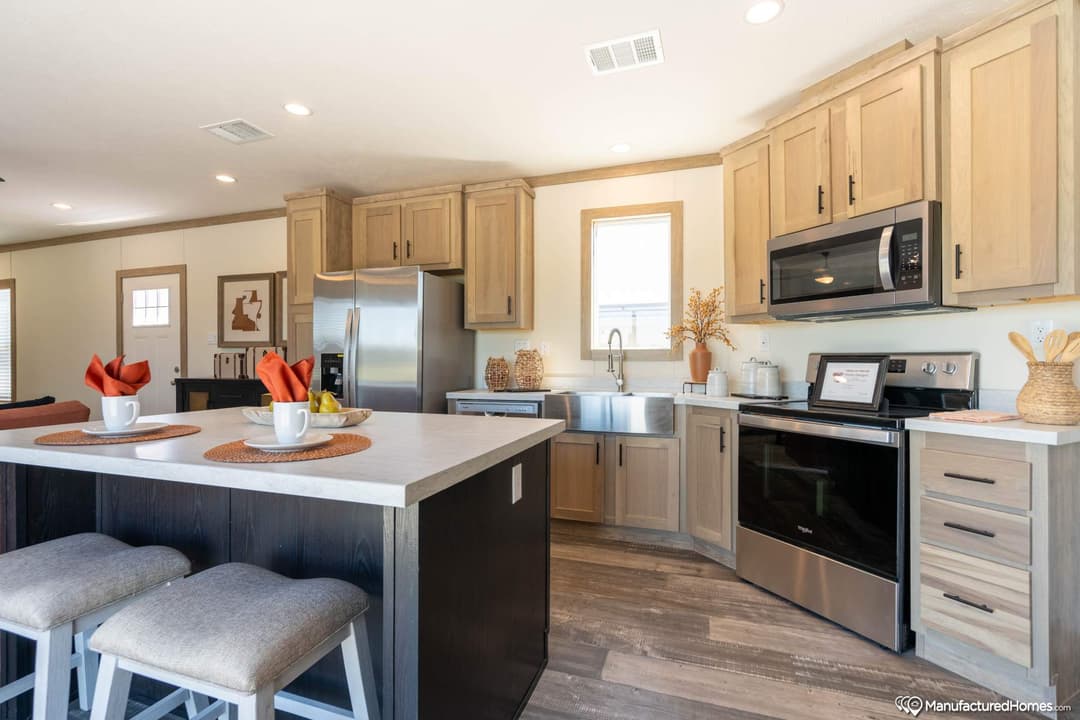 The caney creek kitchen home features