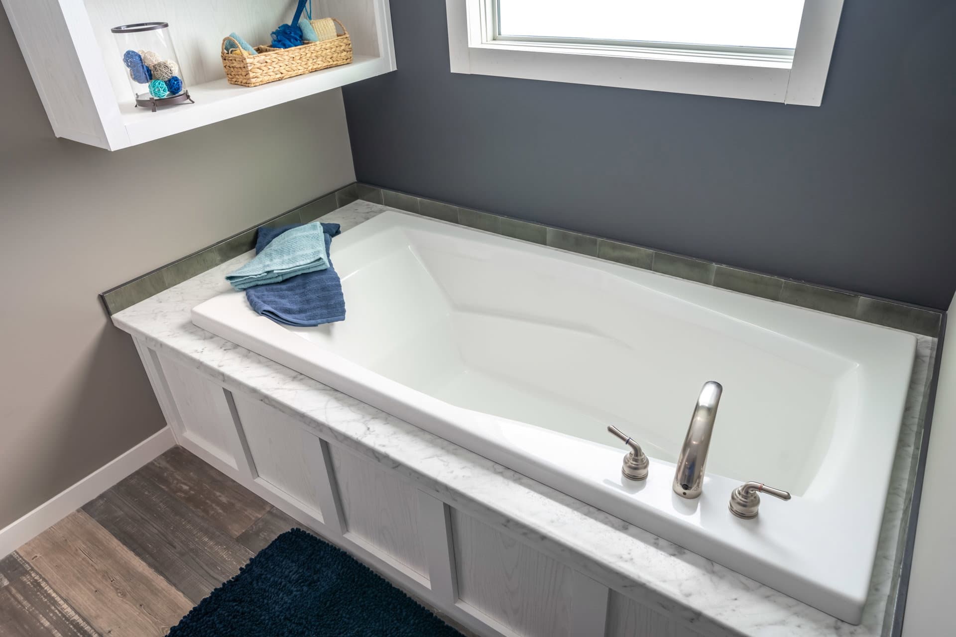 The willow oak bathroom home features